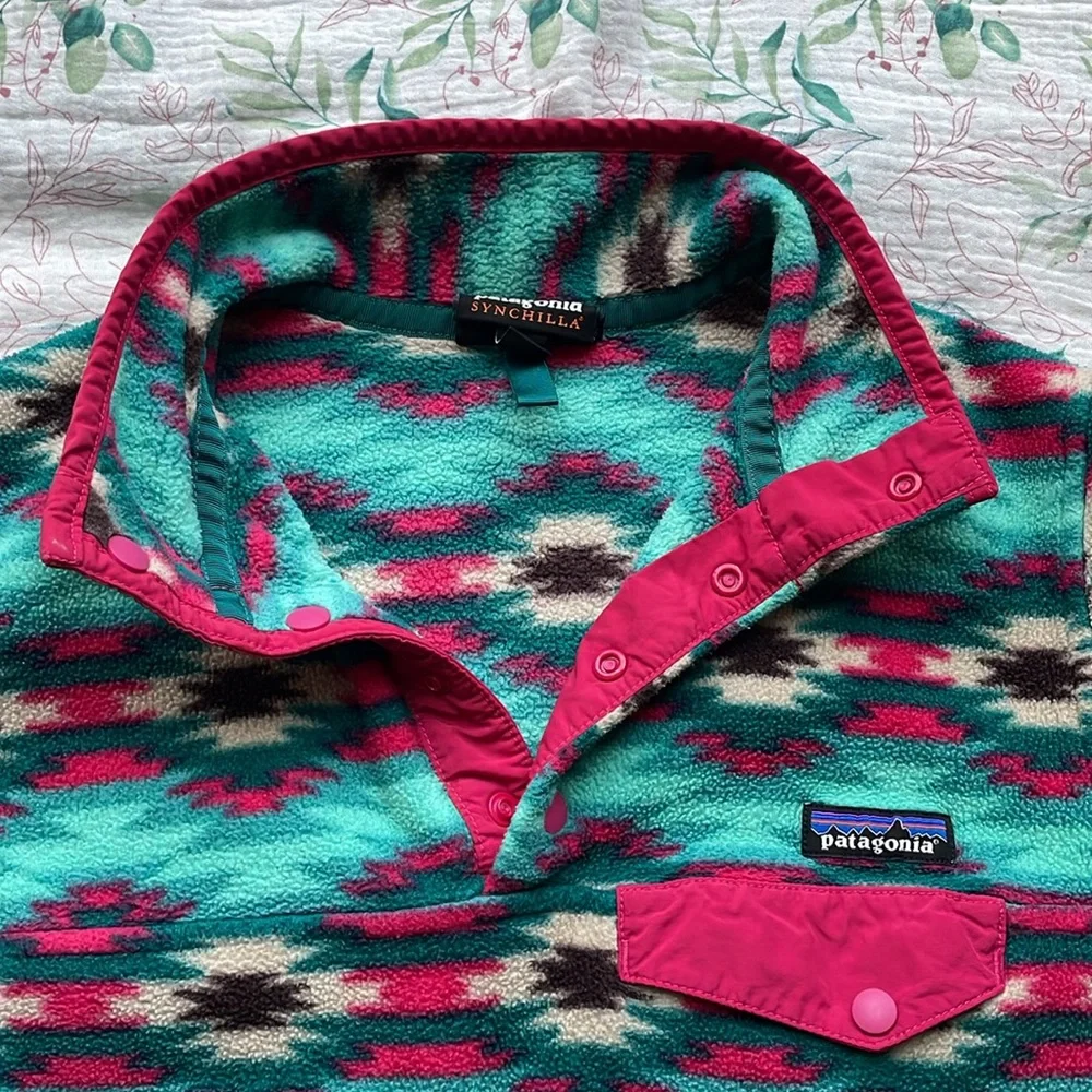 VINTAGE Patagonia Synchilla Fleece EUC - Picture 4 of 5